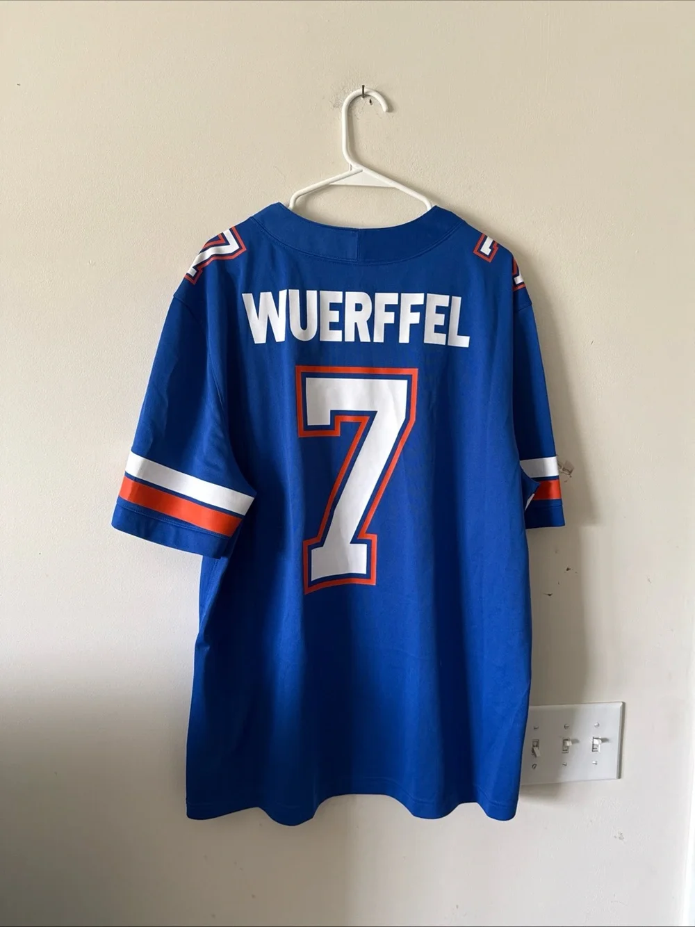 Men’s Jordan Danny Wuerffel #7 Florida Gators Ring of Honor Jersey Sz XL - RARE